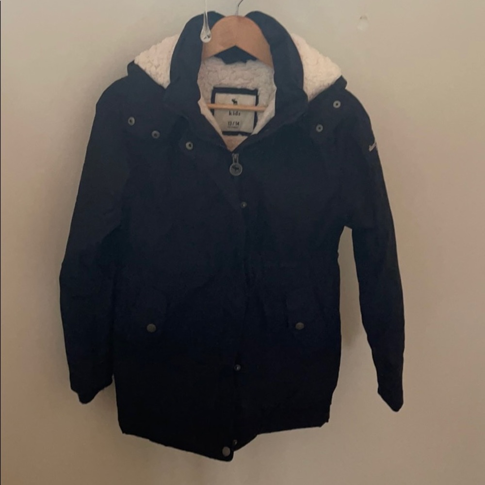 Abercrombie kids Sherpa lined coat